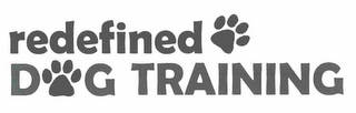 REDEFINED DOG TRAINING logo