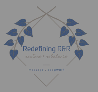 REDEFINING R&R RESTORE & REBALANCE MASSAGE . BODYWORK logo