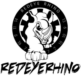 REDEYERHINO REDEYE RHINO 14 11 8 16 7 13 6 10 15 2 7 logo