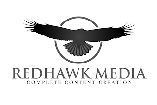 REDHAWK MEDIA COMPLETE CONTENT CREATION logo