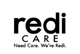 REDI CARE NEED CARE. WE'RE REDI. logo