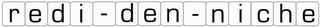 REDI-DEN-NICHE logo