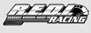 R.E.D.I. RESPECT EARNED DAILY IN RACING logo