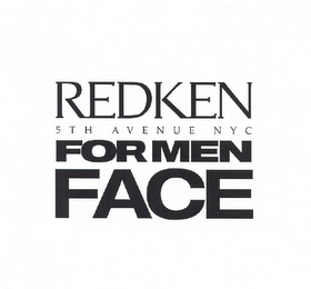 REDKEN 5TH AVENUE NYC FOR MEN FACE logo