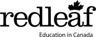 REDLEAF EDUCATION IN CANADA logo