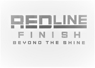 REDLINE FINISH BEYOND THE SHINE logo