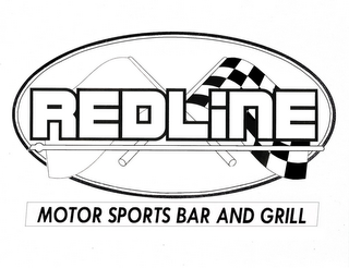 REDLINE MOTOR SPORTS BAR AND GRILL logo