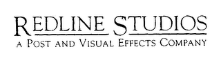 REDLINE STUDIOS A POST AND VISUAL EFFECTS COMPANY logo