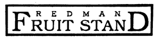 REDMAN FRUIT STAND logo