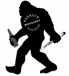 REDNECK DISTILLERY SURGEON logo