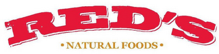 RED'S NATURAL FOODS logo
