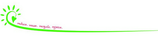 REDUCE. REUSE. RECYCLE. REJOICE. logo