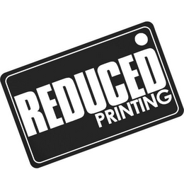 REDUCED PRINTING logo