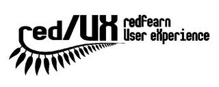 RED/UX REDFEARN USER EXPERIENCE logo