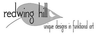 REDWING HILL UNIQUE DESIGNS IN FUNKTIONAL ART logo