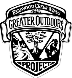 REDWOOD CREEK WINES GREATER OUTDOORS PROJECT logo