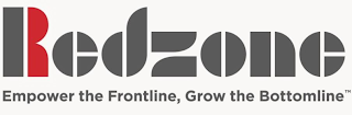 REDZONE EMPOWER THE FRONTLINE, GROW THE BOTTOMLINE logo