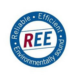 REE RELIABLE EFFICIENT ENVIRONMENTALLY SOUND logo