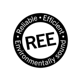 REE RELIABLE EFFICIENT ENVIRONMENTALLY SOUND logo