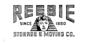 REEBIE STORAGE & MOVING CO. SINCE 1880 logo
