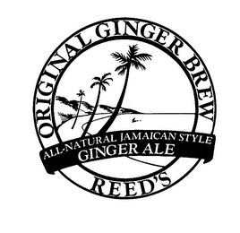 REED'S ORIGINAL GINGER BREW ALL-NATURAL JAMAICAN STYLE GINGER ALE logo