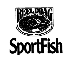 REEL DRAG UNLIMITED ANGLING NETWORK SPORT FISH logo
