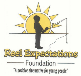 REEL EXPECTATIONS FOUNDATION "A POSITIVE ALTERNATIVE FOR YOUNG PEOPLE" logo