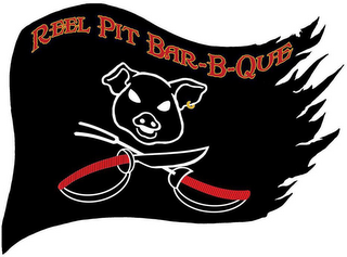 REEL PIT BAR-B-QUE logo