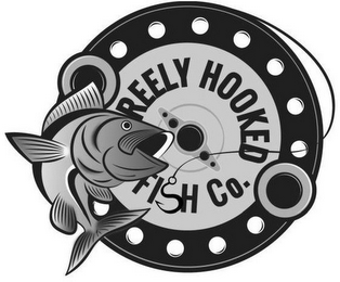 REELY HOOKED FISH CO logo