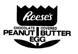REESE'S CHOCOLATE COVERED PEANUT BUTTER EGG logo