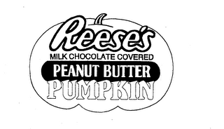 REESE'S MILK CHOCOLATE COVERED PEANUT BUTTER PUMPKIN logo