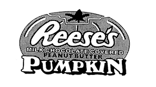 REESE'S MILK CHOCOLATE COVERED PEANUT BUTTER PUMPKIN logo
