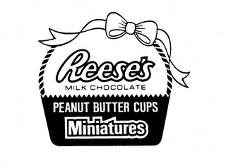 REESE'S MILK CHOCOLATE PEANUT BUTTER CUPS MINIATURES logo