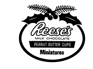REESE'S MILK CHOCOLATE PEANUT BUTTER CUPS MINIATURES logo