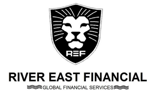 REF RIVER EAST FINANCIAL GLOBAL FINANCIAL SERVICES logo
