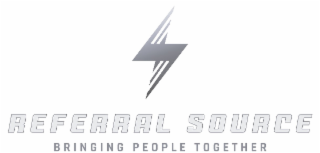 REFERRAL SOURCE BRINGING PEOPLE TOGETHER logo