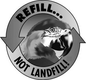 REFILL...NOT LANDFILL! logo