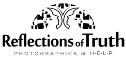 REFLECTIONS OF TRUTH PHOTOGRAPHICS OF H·E·L·P logo