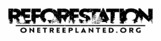 REFORESTATION ONETREEPLANTED.ORG logo