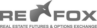 REFOX REAL ESTATE FUTURES & OPTIONS EXCHANGE logo