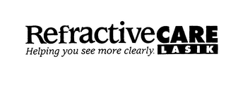 REFRACTIVECARE HELPING YOU SEE MORE CLEARLY. LASIK logo