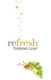 REFRESH TURNING LEAF logo