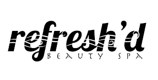 REFRESH'D BEAUTY SPA logo