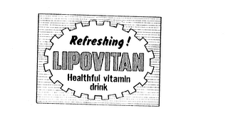 REFRESHING! LIPOVITAN HEALTHFUL VITAMINDRINK logo