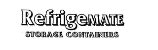 REFRIGEMATE STORAGE CONTAINERS logo