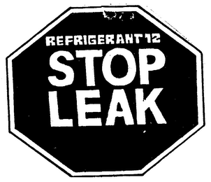 REFRIGERANT 12 STOP LEAK logo