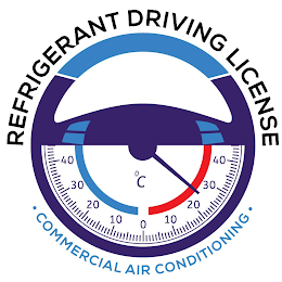REFRIGERANT DRIVING LICENSE ·COMMERCIALAIR CONDITIONING· logo