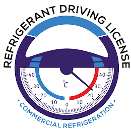 REFRIGERANT DRIVING LICENSE ·COMMERCIALREFRIGERATION· logo