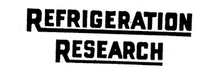 REFRIGERATION RESEARCH logo