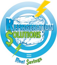 REFRIGERATION SOLUTIONS = REAL SAVINGS logo